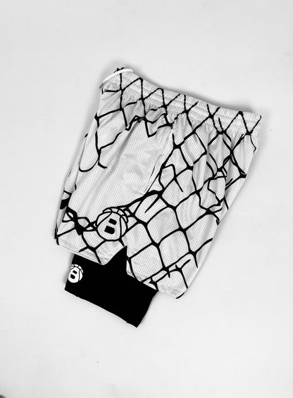 Ballers Street Net Mesh Short (With Cycling Short)