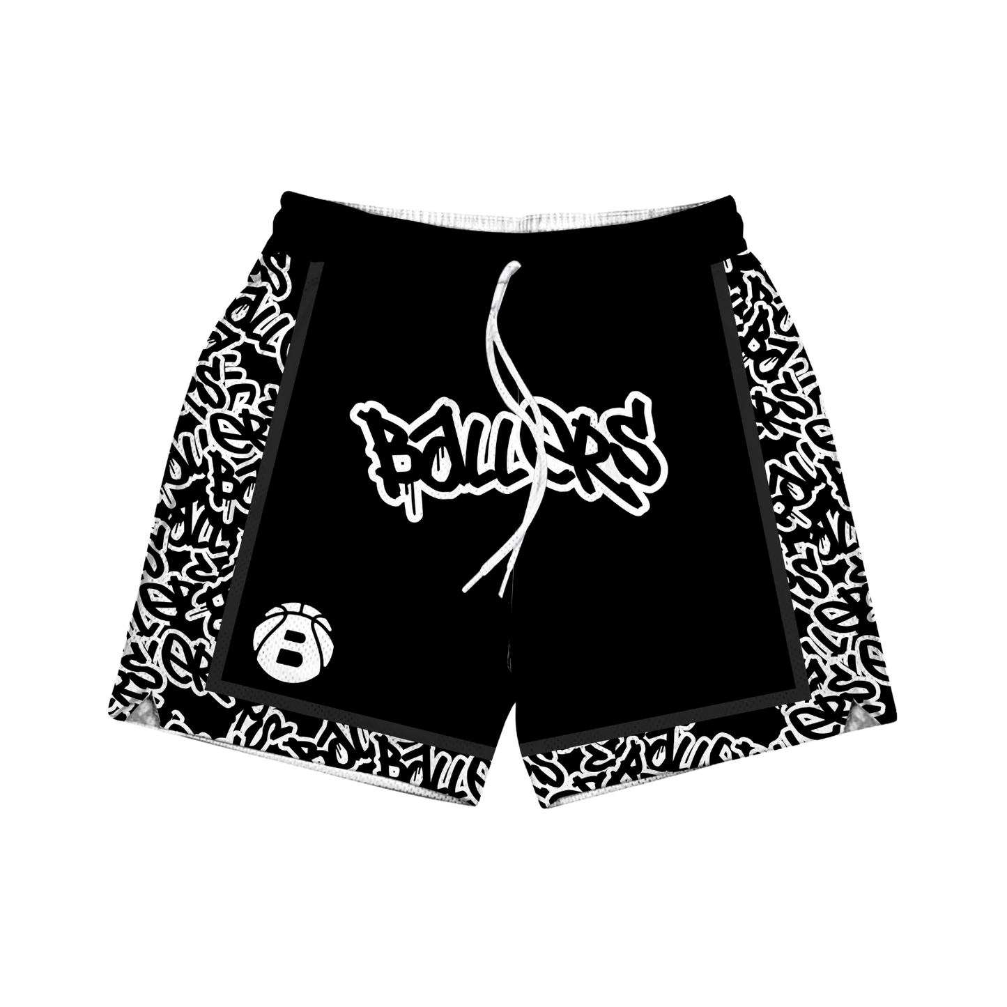 Ballers Classic Graffiti Mesh Shorts (WITH CYCLING SHORT)