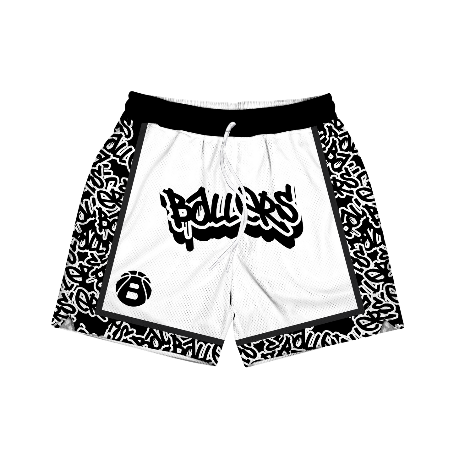 Ballers Classic Graffiti Mesh Shorts (WITH CYCLING SHORT)