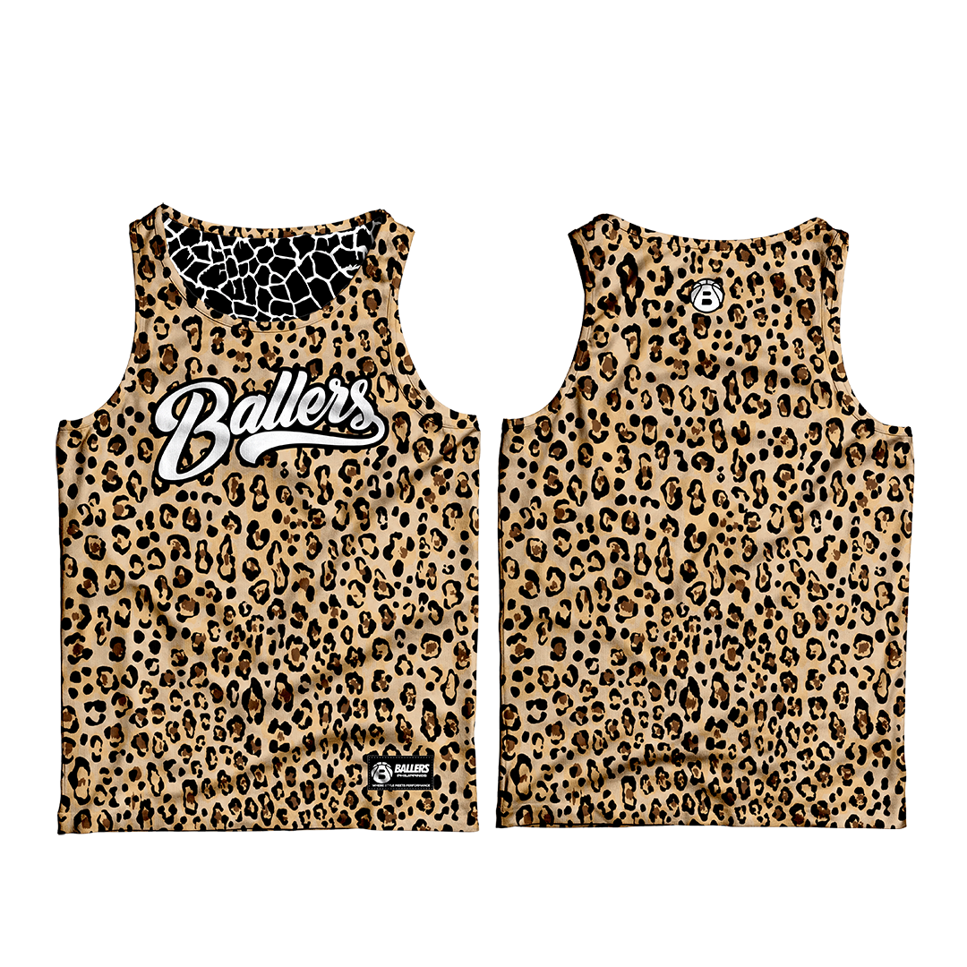 Ballers Reversible Wild Court Jersey Collection ( LEOPARD )
