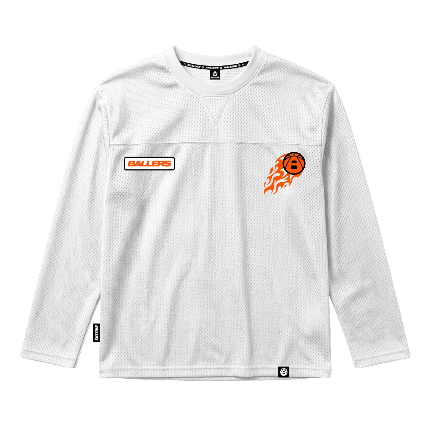 Ballers Fire Ball Embroidery Long Sleeve