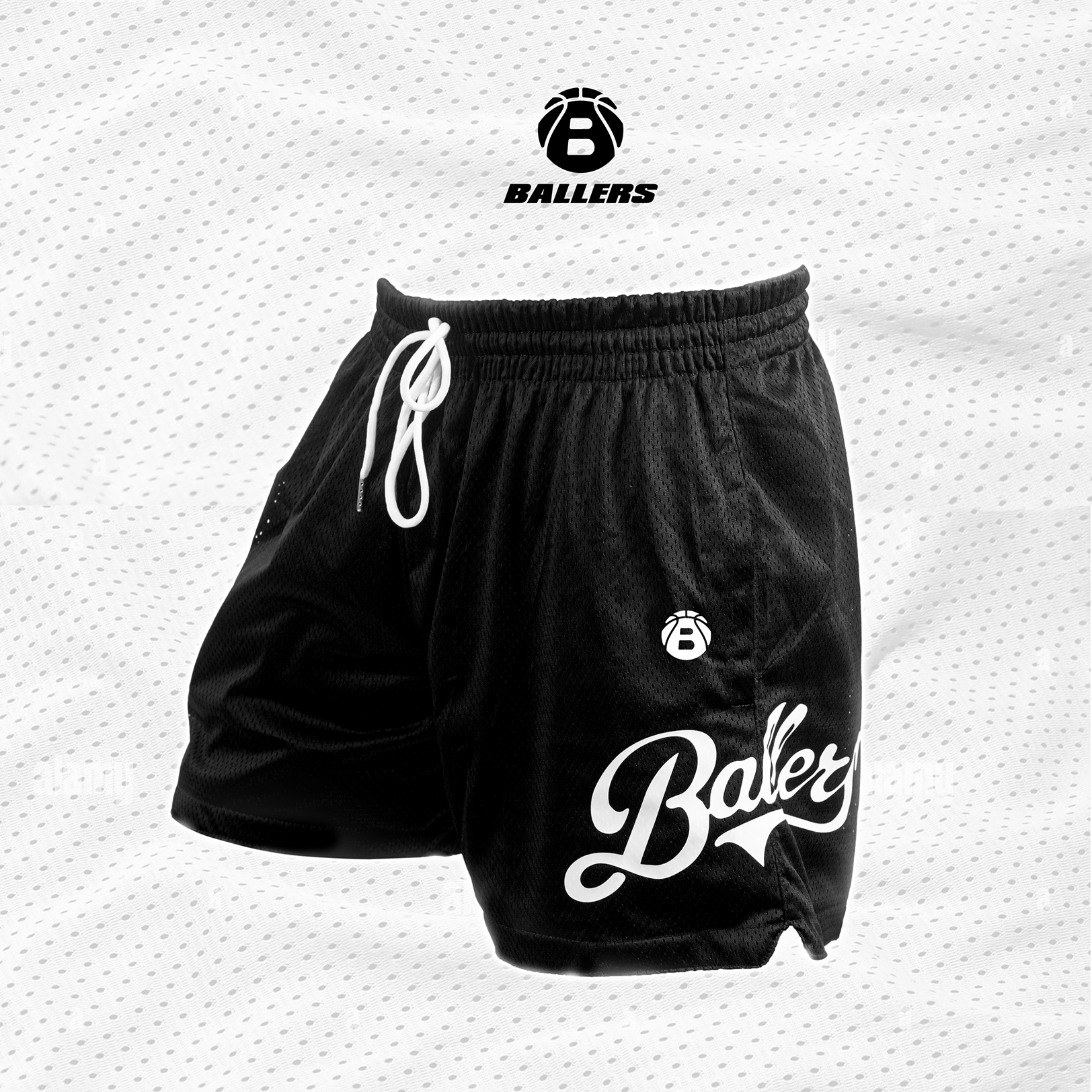 𝘽𝘼𝙇𝙇𝙀𝙍𝙎 𝙑4 𝙈𝙀𝙎𝙃 𝙎𝙃𝙊𝙍𝙏 ORIGINAL BASKETBALL SHORT/TRAINING SHORT ABOVE THE KNEE BASKETBALL SHORT