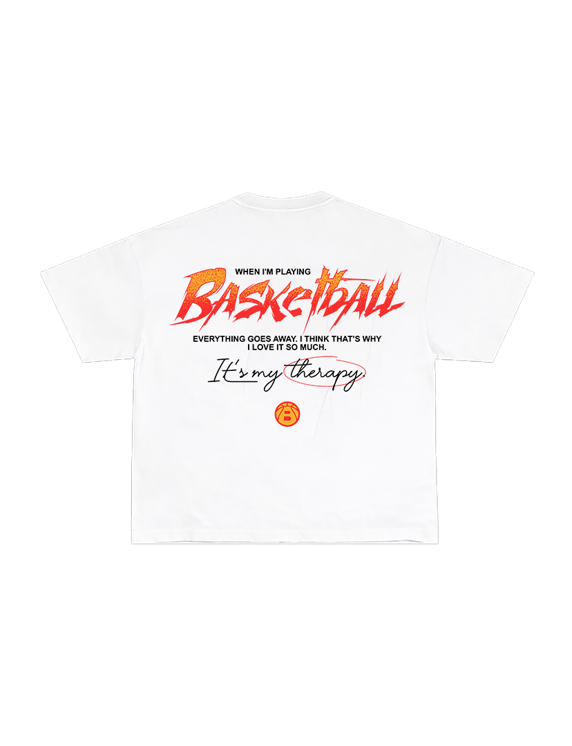 Ballers Basketball Therapy Boxy Tee