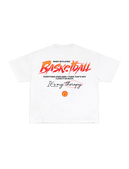 Ballers Basketball Therapy Boxy Tee