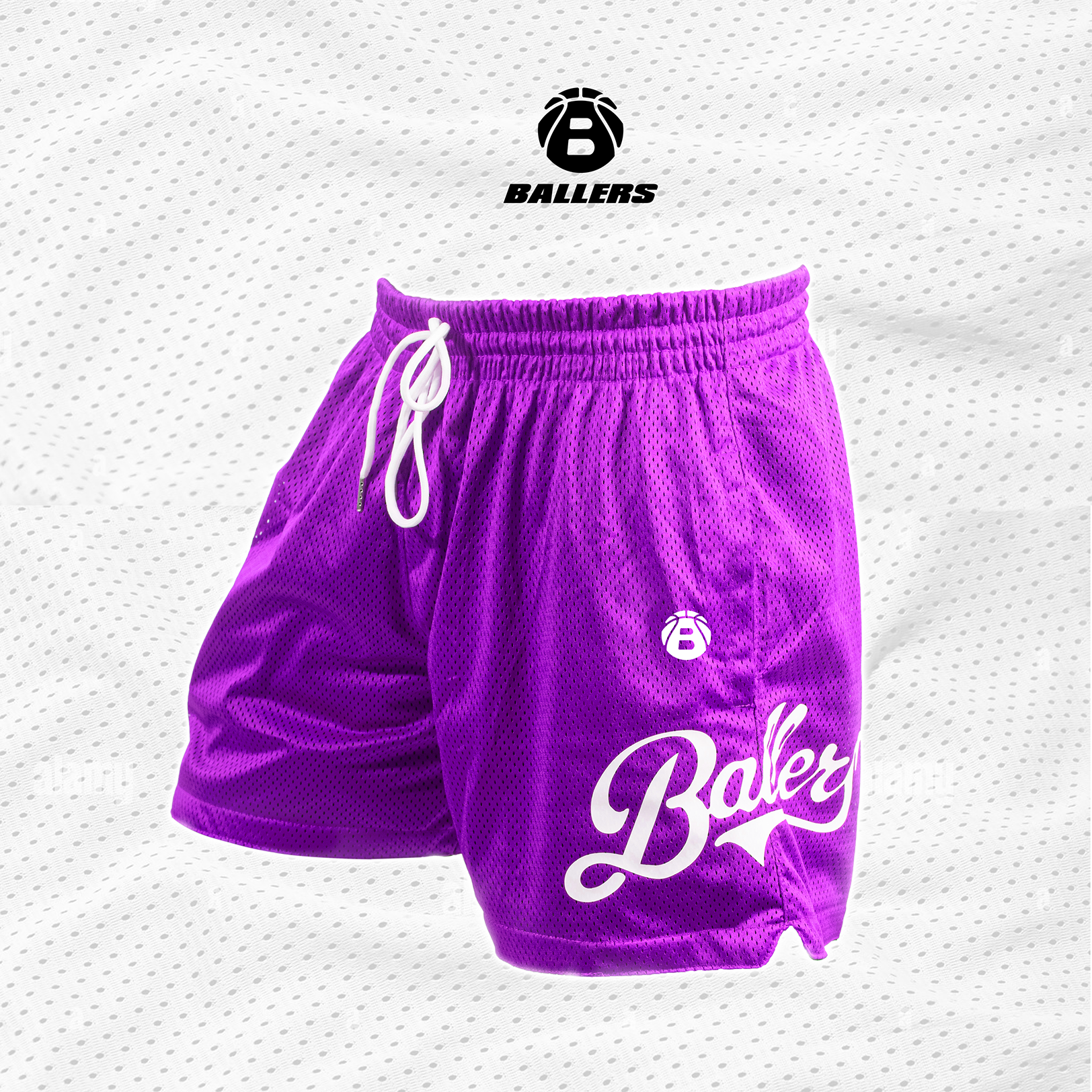 𝘽𝘼𝙇𝙇𝙀𝙍𝙎 𝙑4 𝙈𝙀𝙎𝙃 𝙎𝙃𝙊𝙍𝙏 ORIGINAL BASKETBALL SHORT/TRAINING SHORT ABOVE THE KNEE BASKETBALL SHORT