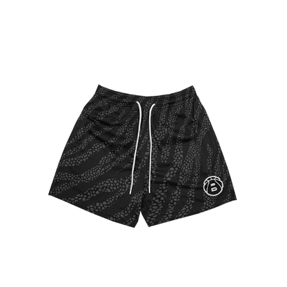 Ballers Snake Skin Reversible Mesh Shorts
