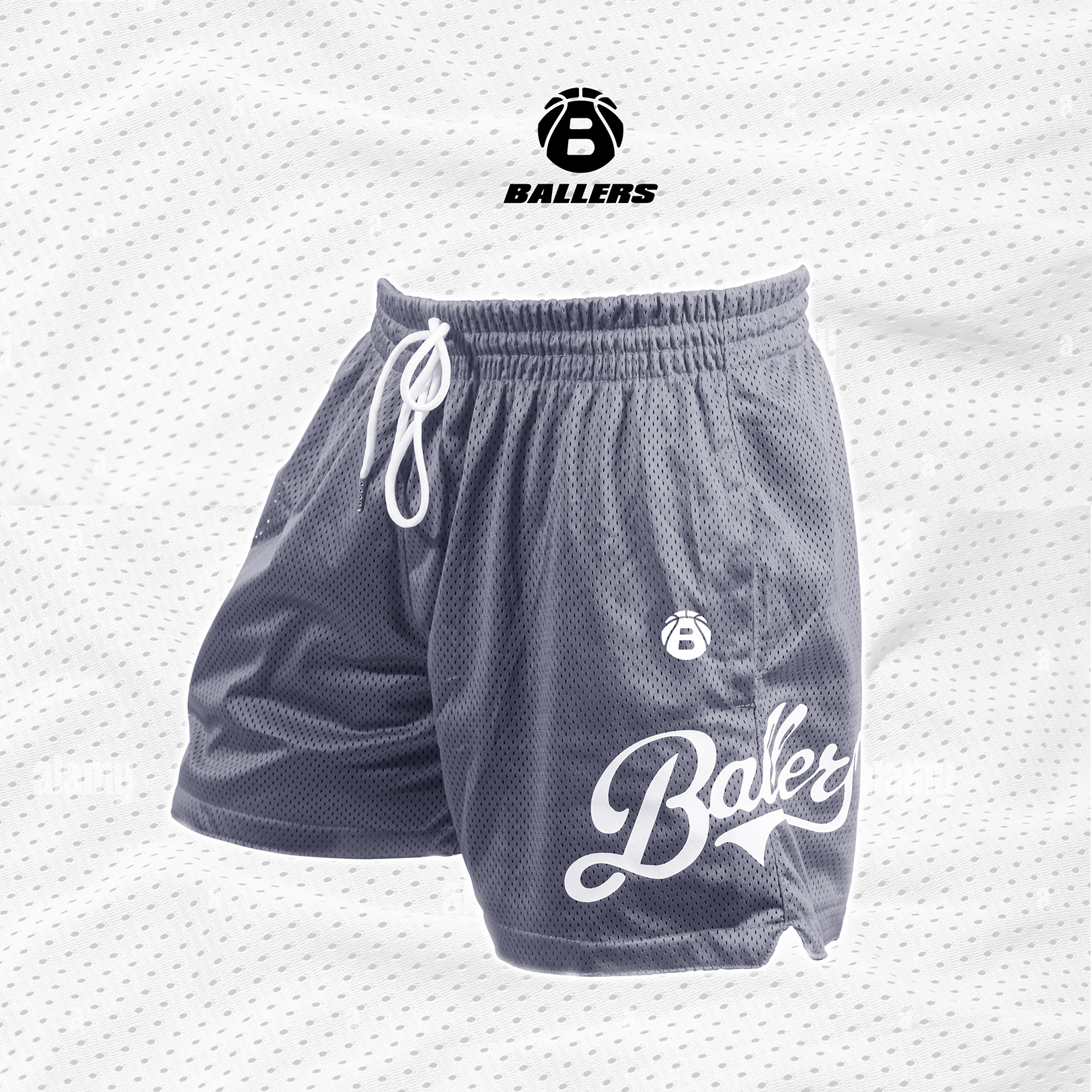 𝘽𝘼𝙇𝙇𝙀𝙍𝙎 𝙑4 𝙈𝙀𝙎𝙃 𝙎𝙃𝙊𝙍𝙏 ORIGINAL BASKETBALL SHORT/TRAINING SHORT ABOVE THE KNEE BASKETBALL SHORT