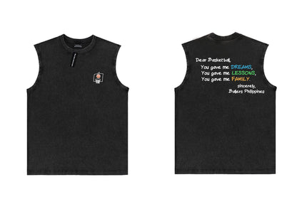 Ballers Acid Wash Tank Top (DEAR BASKETBALL)