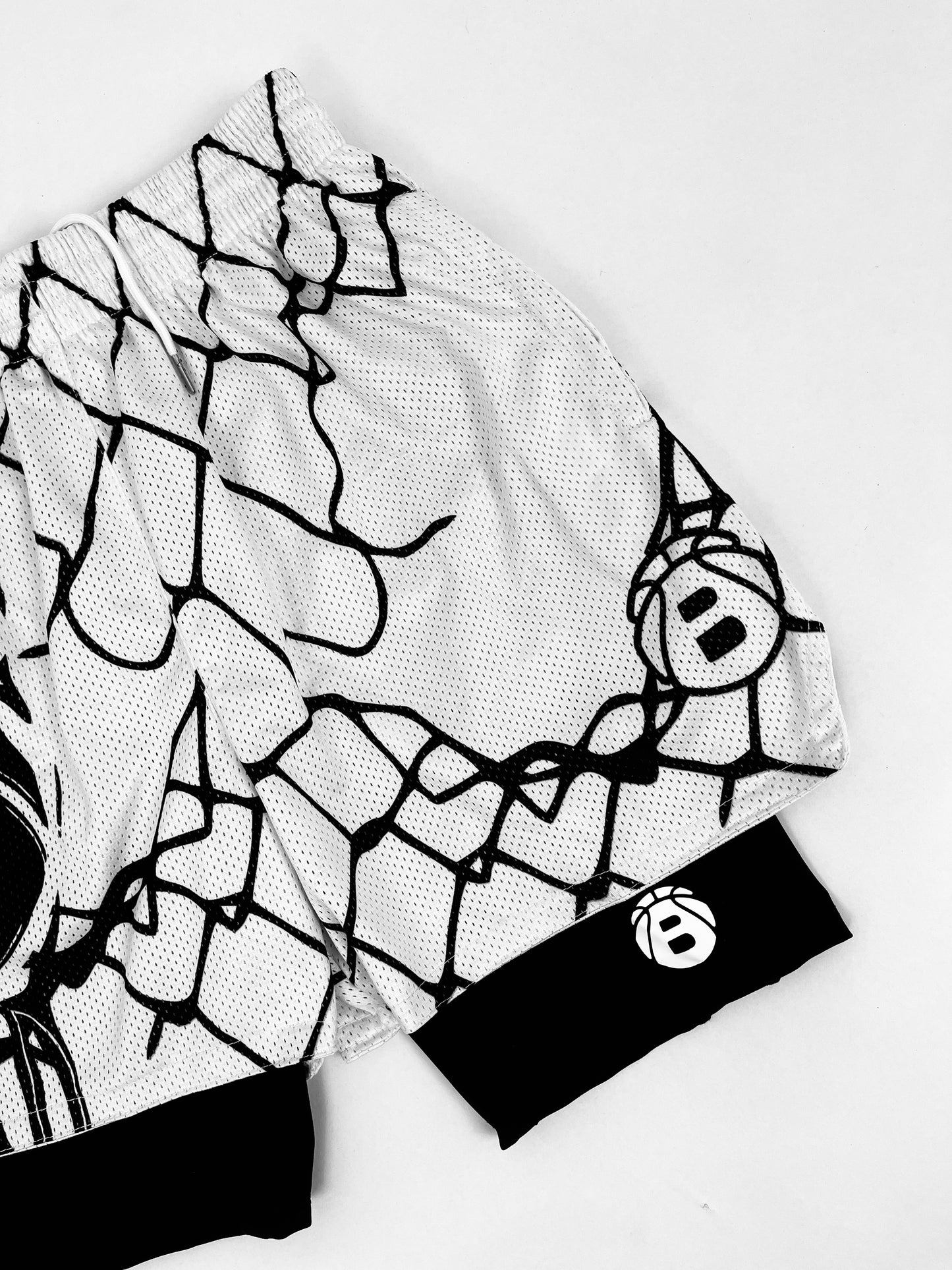Ballers Street Net Mesh Short (With Cycling Short)