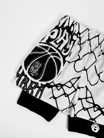 Ballers Street Net Mesh Short (With Cycling Short)
