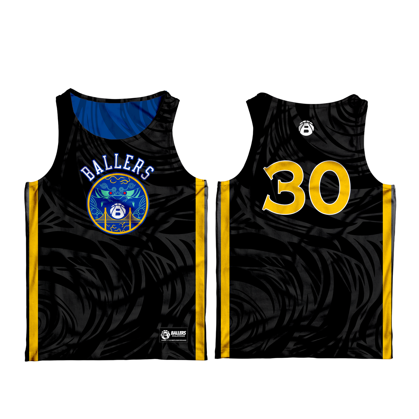 Ballers Golden Curry Inspired Reversible Jersey