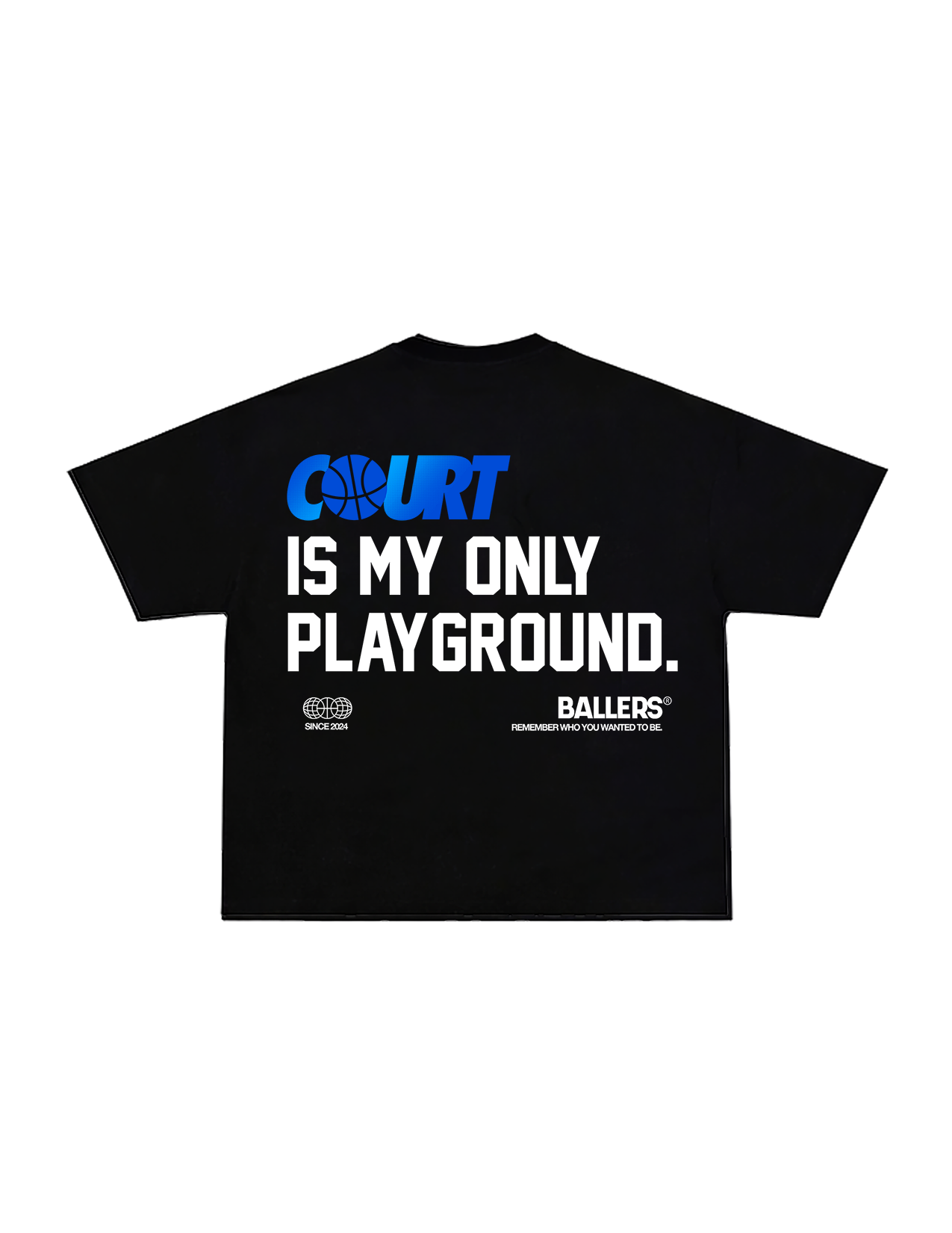 Ballers Court is My Playground Boxy Tee