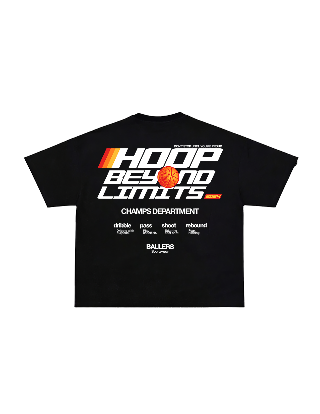 Ballers Hoop Beyond Limits Boxy Tee