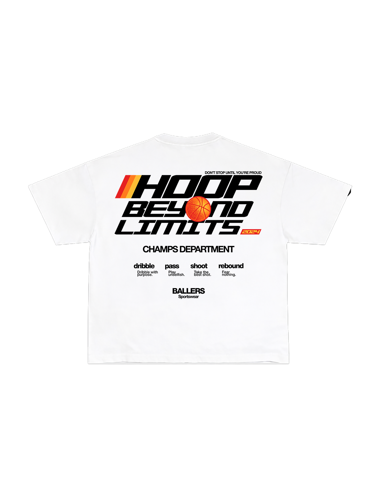 Ballers Hoop Beyond Limits Boxy Tee