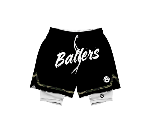 Ballers camouflage BASKETBALL IS MY FIRST LOVE Mesh Short Collection (With Cycling Short)