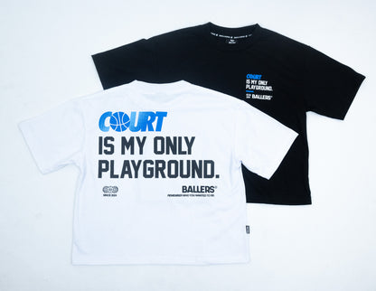 Ballers Court is My Playground Boxy Tee
