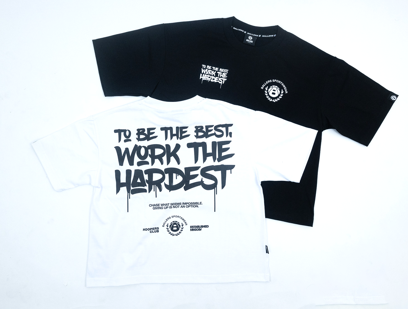 Ballers Work The Hardest Boxy Tee