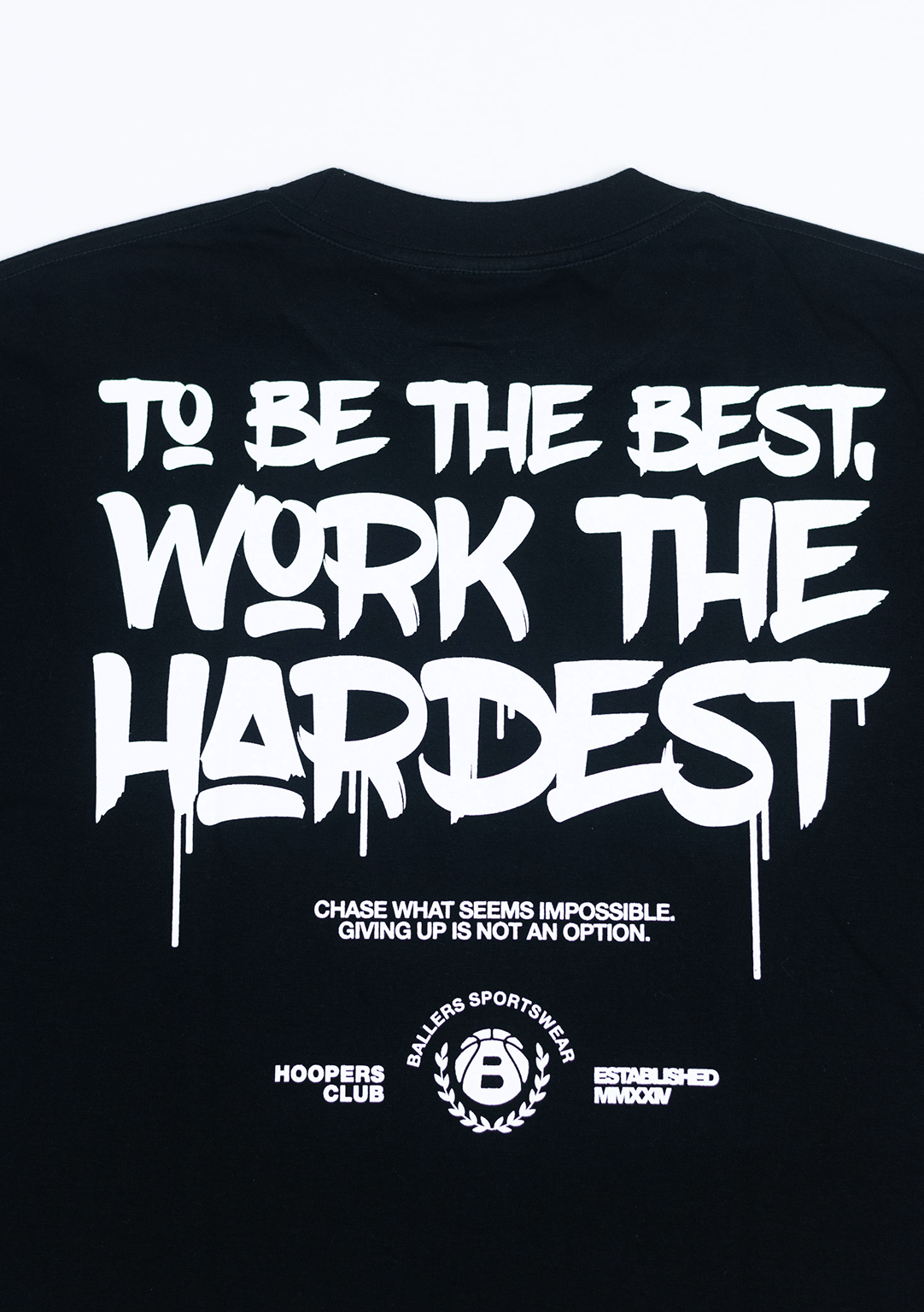 Ballers Work The Hardest Boxy Tee