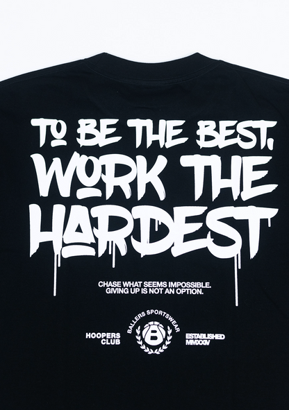 Ballers Work The Hardest Boxy Tee