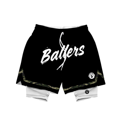 Ballers camouflage BASKETBALL IS MY FIRST LOVE Mesh Short Collection (With Cycling Short)