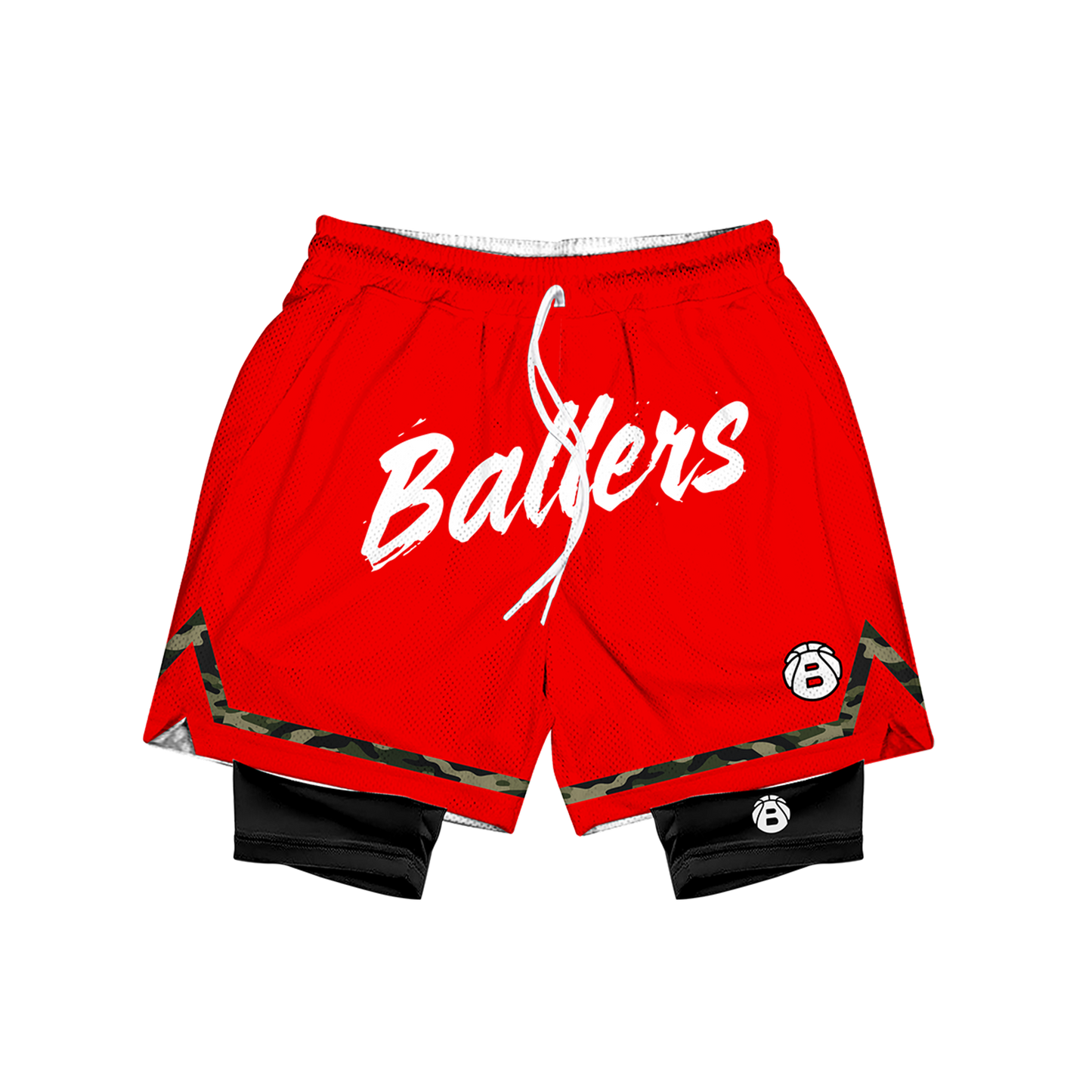 Ballers camouflage BASKETBALL IS MY FIRST LOVE Mesh Short Collection (With Cycling Short)