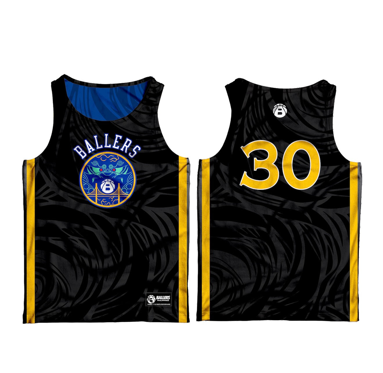 Ballers Golden Curry Inspired Reversible Jersey