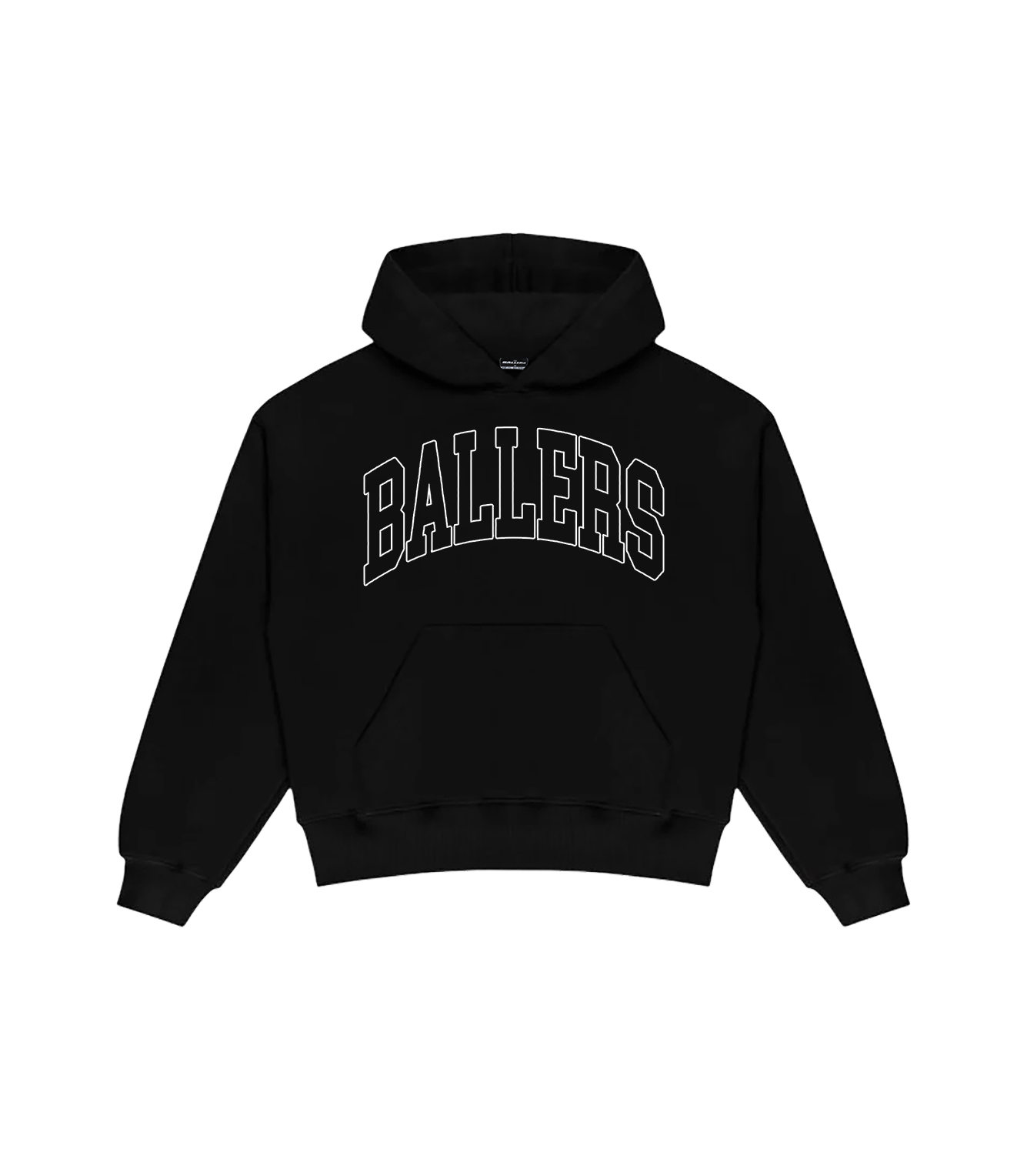 BOXY CROPPED HOODIE (REFLECTORIZED PRINT)