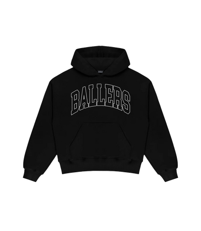 BOXY CROPPED HOODIE (REFLECTORIZED PRINT)