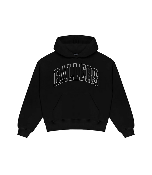 BOXY CROPPED HOODIE (REFLECTORIZED PRINT)