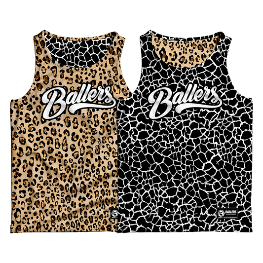 Ballers Reversible Wild Court Jersey Collection ( LEOPARD )