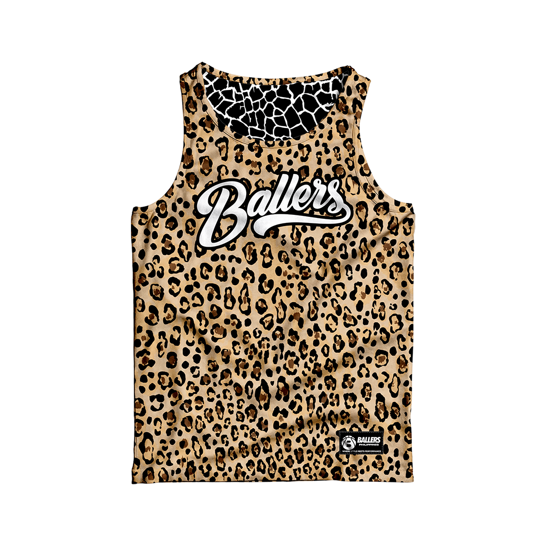 Ballers Reversible Wild Court Jersey Collection ( LEOPARD )