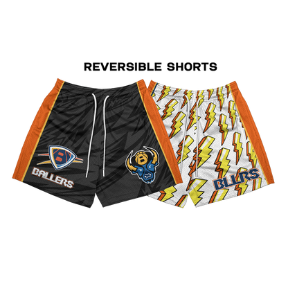 NBA-INSPIRED REVERSIBLE MESH SHORTS ( Thunder )