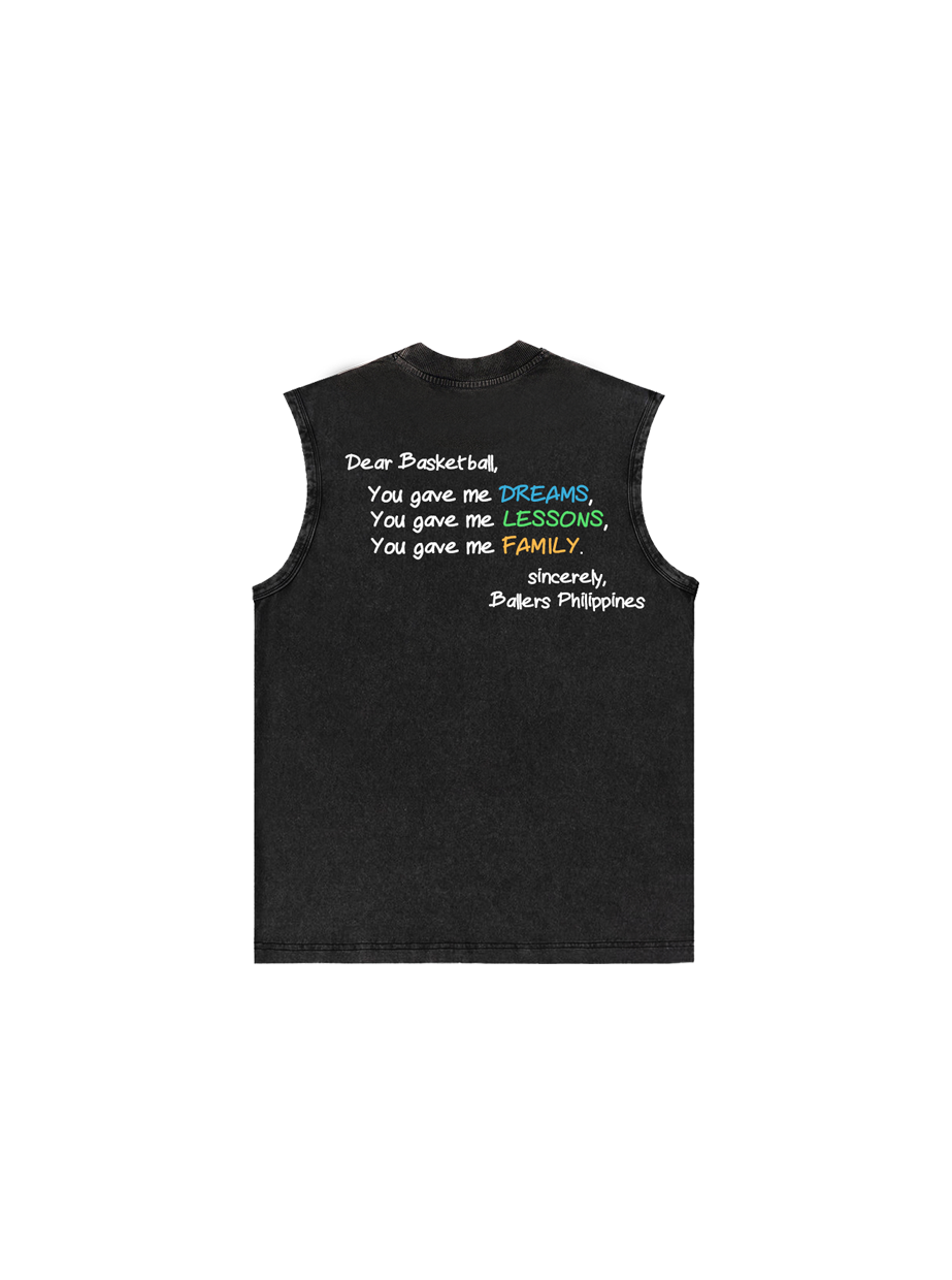 Ballers Acid Wash Tank Top (DEAR BASKETBALL)
