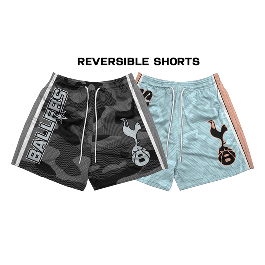 NBA-INSPIRED REVERSIBLE MESH SHORTS ( Spurs )