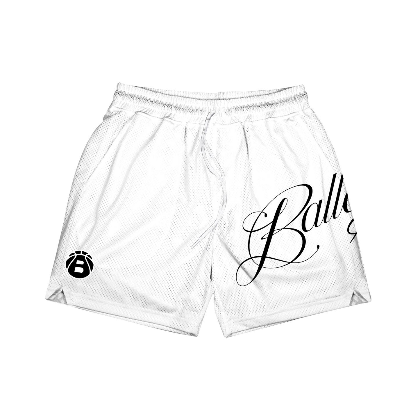 Ballers Premium Cursive Mesh Shorts
