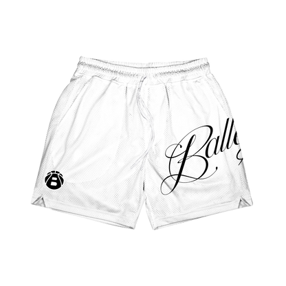 Ballers Premium Cursive Mesh Shorts