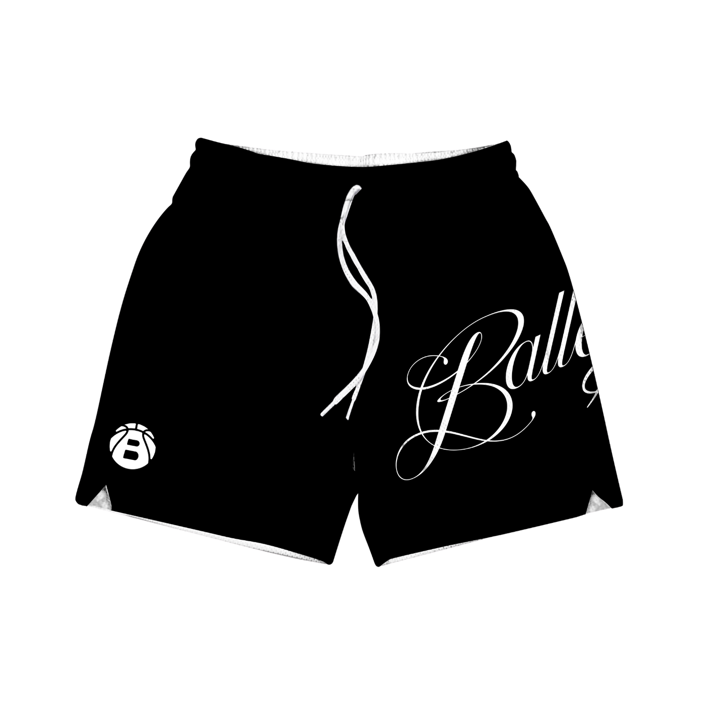 Ballers Premium Cursive Mesh Shorts