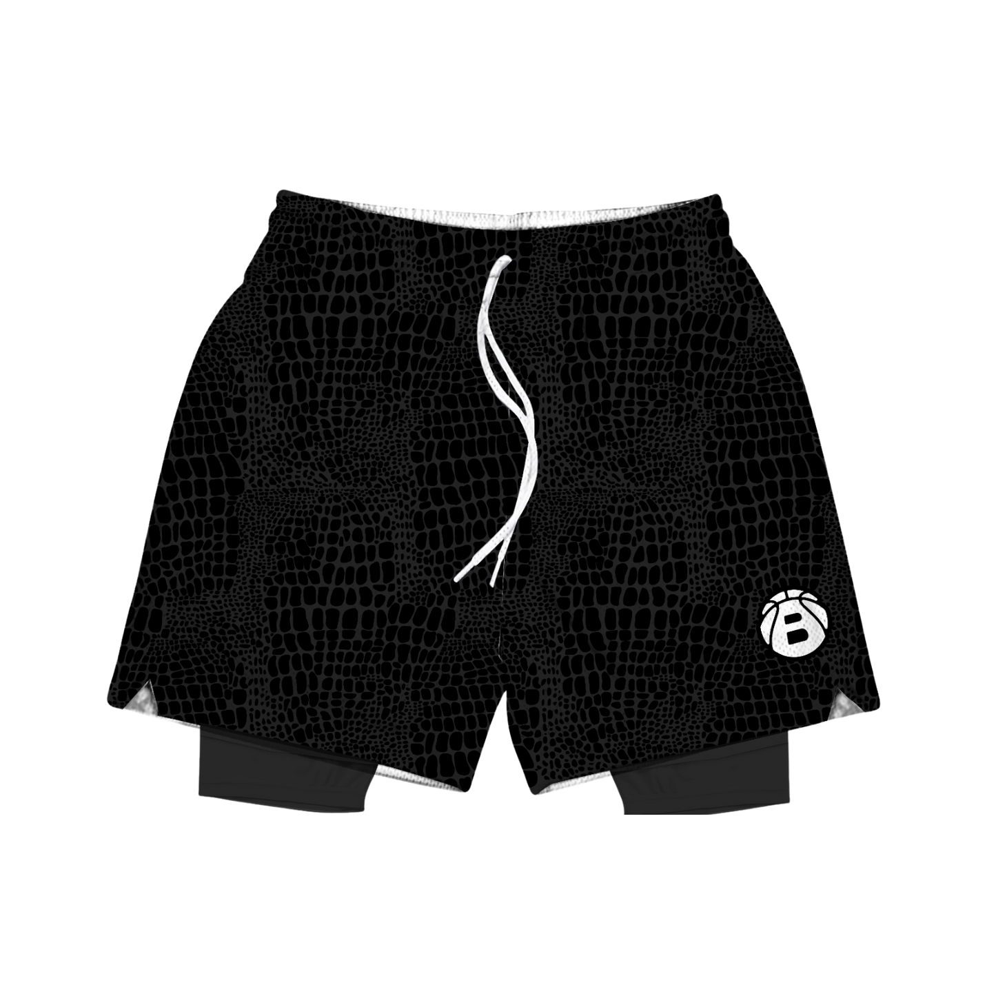 BALLERS SNAKE SKIN MESH SHORTS ( Inner Cycling )