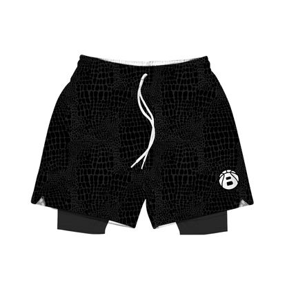 BALLERS SNAKE SKIN MESH SHORTS ( Inner Cycling )