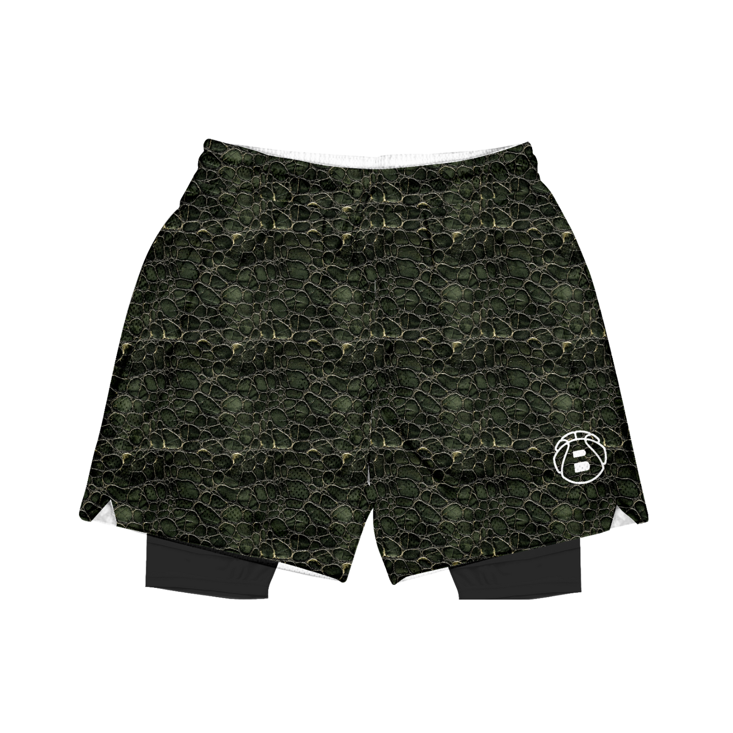 BALLERS SNAKE SKIN MESH SHORTS ( Inner Cycling )