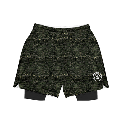 BALLERS SNAKE SKIN MESH SHORTS ( Inner Cycling )