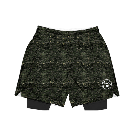 BALLERS SNAKE SKIN MESH SHORTS ( Inner Cycling )