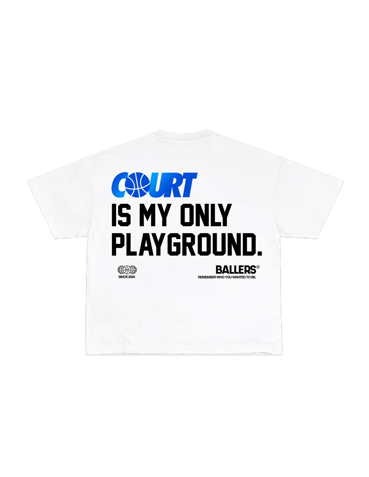Ballers Court is My Playground Boxy Tee