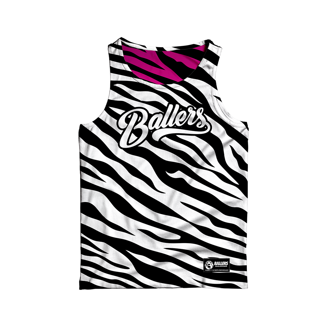 Ballers Reversible Wild Court Jersey Collection ( ZEBRA )