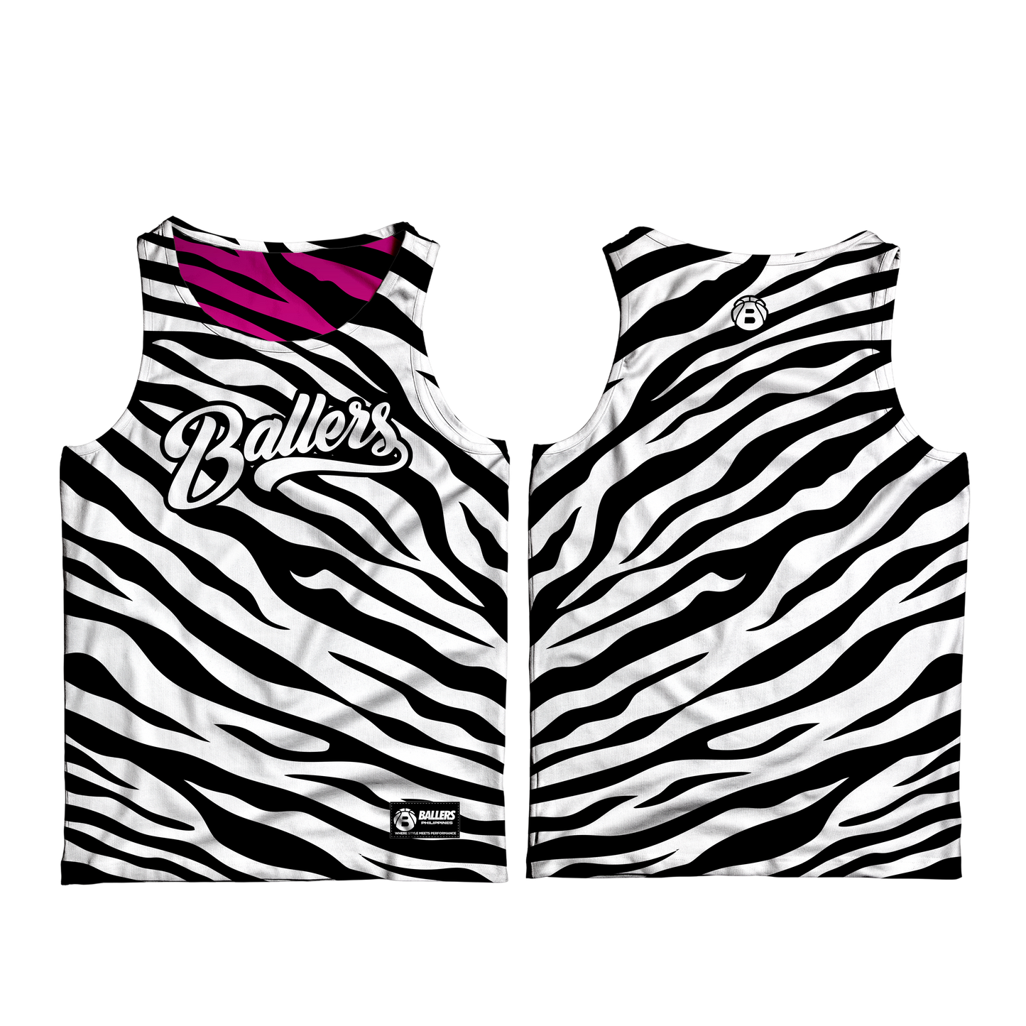 Ballers Reversible Wild Court Jersey Collection ( ZEBRA )