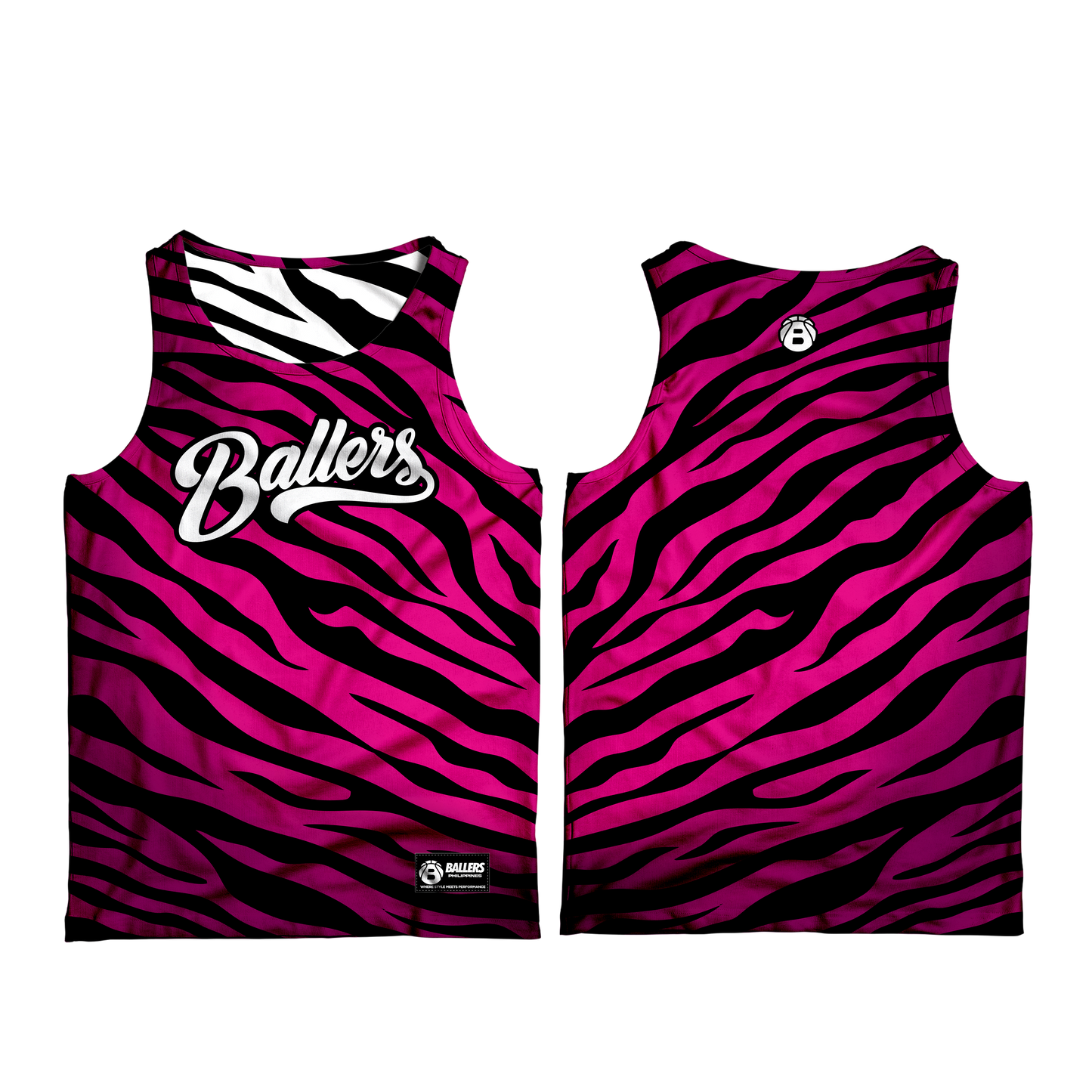Ballers Reversible Wild Court Jersey Collection ( ZEBRA )
