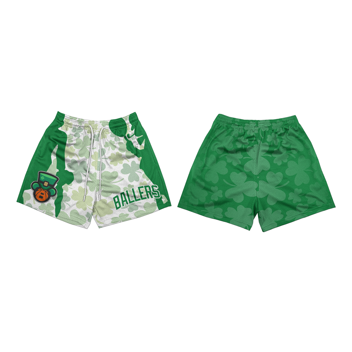 NBA-INSPIRED REVERSIBLE MESH SHORTS ( Celtics )