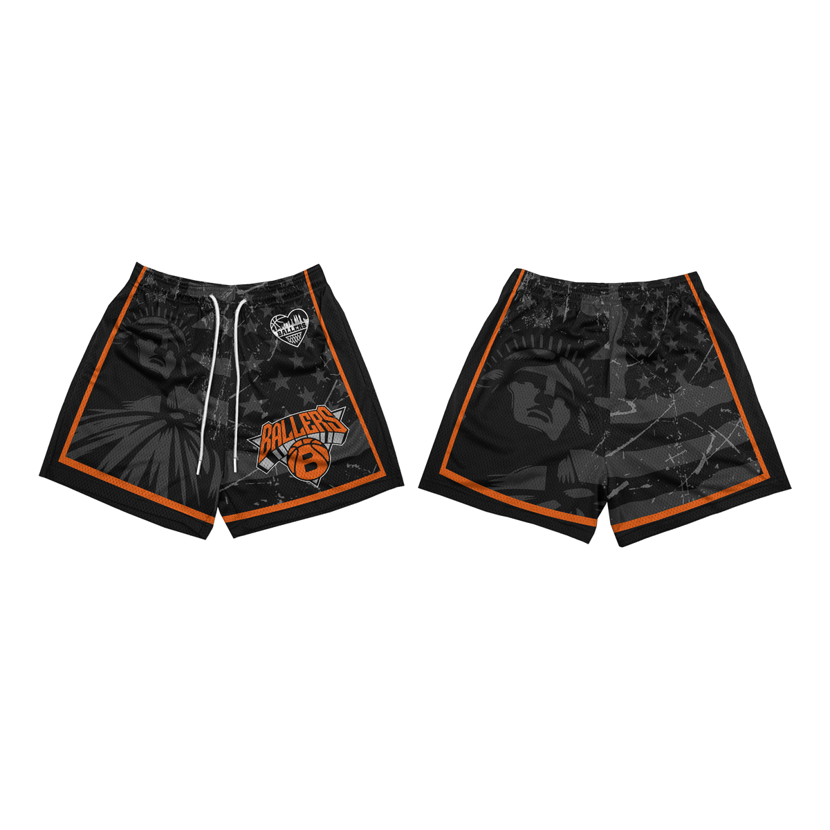 NBA-INSPIRED REVERSIBLE MESH SHORTS ( Knicks )