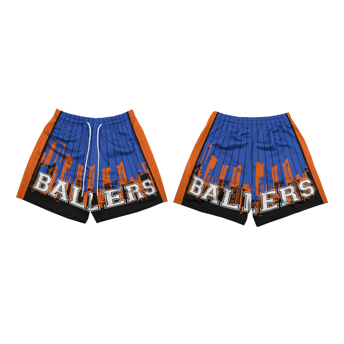 NBA-INSPIRED REVERSIBLE MESH SHORTS ( Knicks )