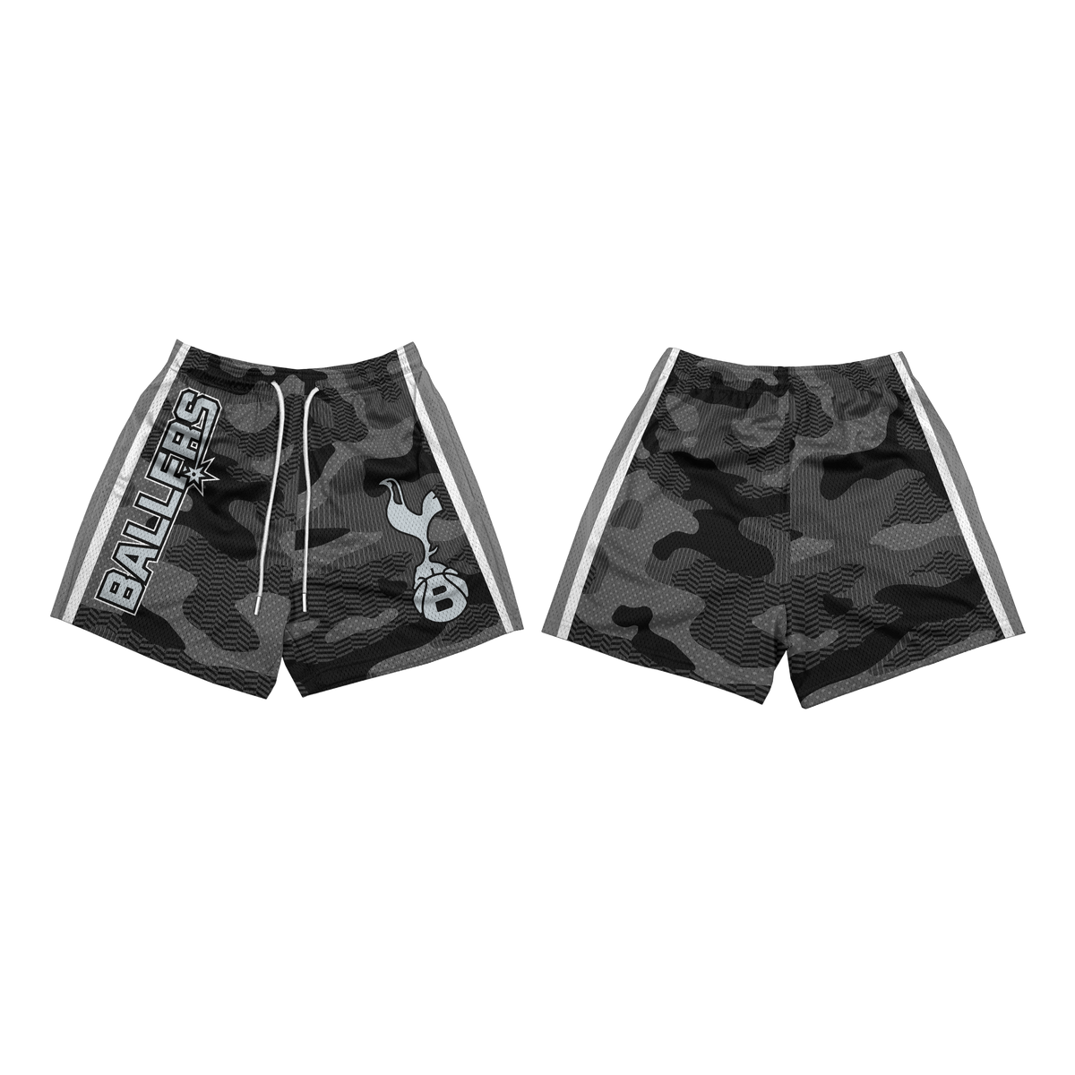 NBA-INSPIRED REVERSIBLE MESH SHORTS ( Spurs )